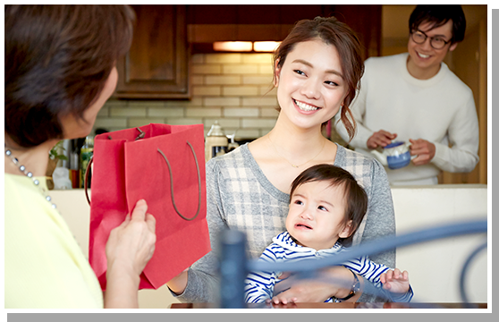 急な来客時にも